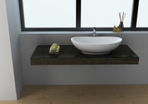 Cast Stone Solid Surface Bathroom Countertop Basin JZ9037