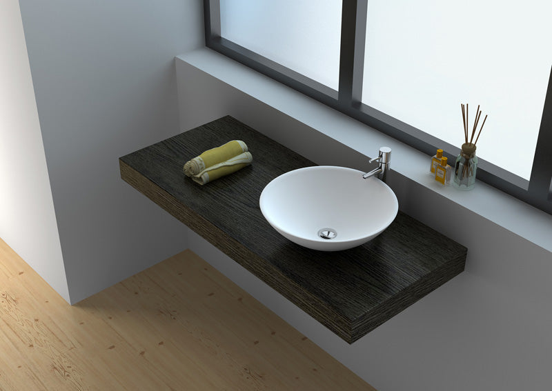 Counter-top Cast Stone Solid Surface Vessel  Sink JZ9063