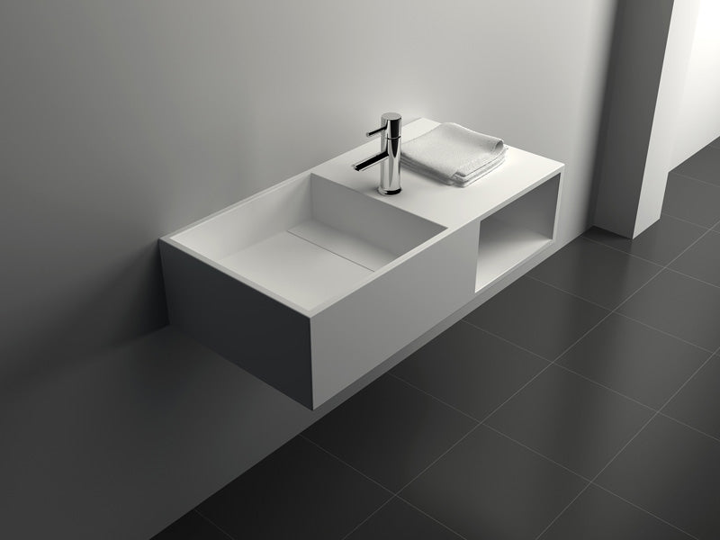 Solid Surface Seamless Bathroom Basin JZ1004