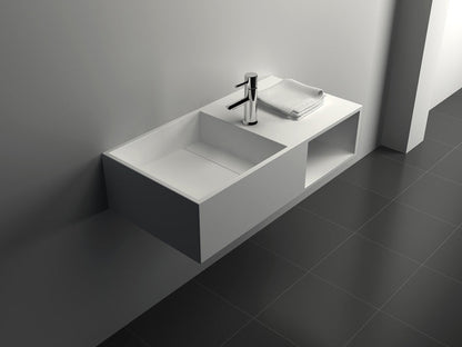 Solid Surface Seamless Bathroom Basin JZ1004