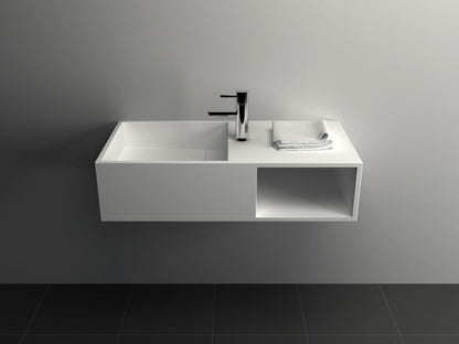 Solid Surface Seamless Bathroom Basin JZ1004