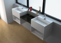 Solid Surface Wall-hung Bathroom Basin JZ1029