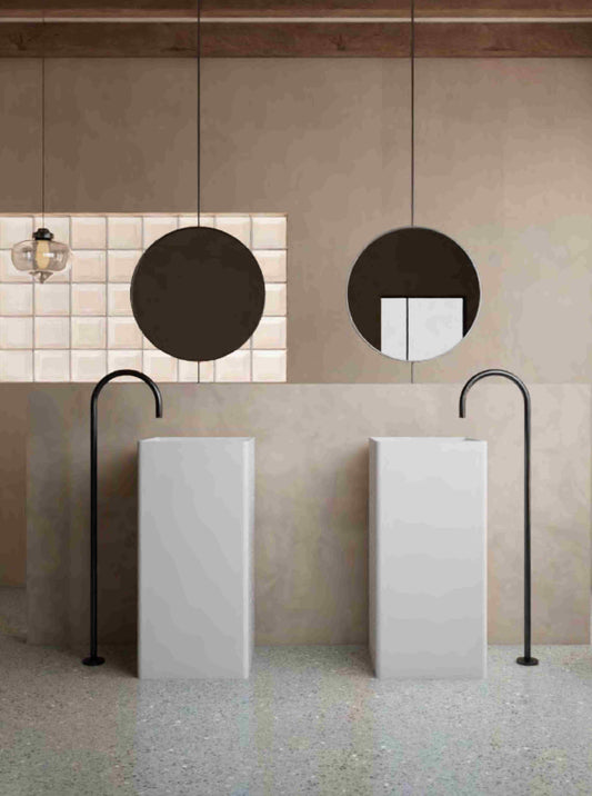  Solid Surface Pedestal Basin JZ2017 