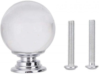Vila 2010 Drawer Handle, Clear 30mm Drawer Knobs, 1Pcs Hardware for Cupboard Cabinet