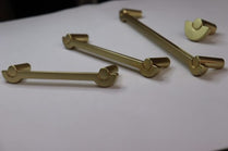 VILA 888 Brushed Gold Cabinet Handles Drawer Pulls Solid Zinc Alloy Furniture Kitchen Cupboard 1-pec