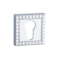 Zinc square key hole escutcheon