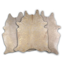 DEKOLAND - Gold Metallic on White or Beige Cowhide