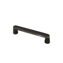 VILA 6092 Cabinet Handles Drawer Pulls Solid Zinc Alloy Brushed Brass Furniture Kitchen Cupboard Colar : (Brushed Gold-Brushed Black) 1 pec