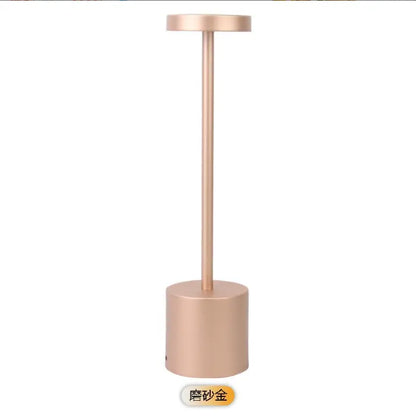led rechargeable touch night light creative restaurant bedroom atmosphere lamp I-shaped minimalist bedside table lamp