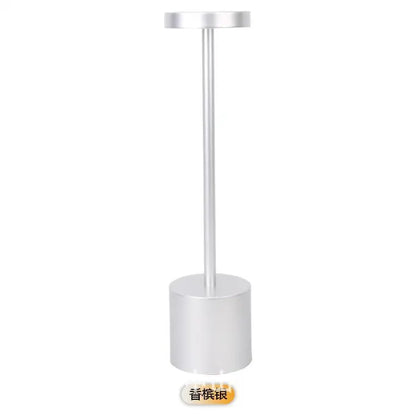 led rechargeable touch night light creative restaurant bedroom atmosphere lamp I-shaped minimalist bedside table lamp