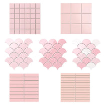 Pink mosaic tile