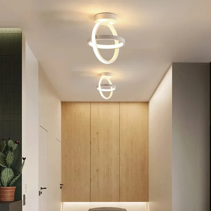 Nordic LED Aisle Light Round Square Ceiling Lamp Cloakroom Corridor Balcony Foyer Ceiling Lights Decoration Home Luminaire
