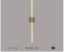Nordic Gold LED Wall lamp bedroom bedside aisle living room lamps loft study rotating reading wall sconce lights for home