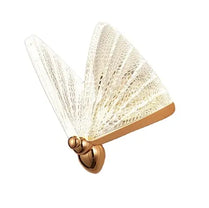 Modern LED Butterfly Wall Lamp Indoor Lighting Acrylic Lampshade Wall lights For Bedside Bedroom Sconces Home Decoration
