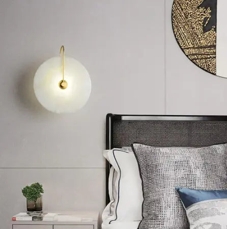 Art decor wall lamps indoor modern stone led wall light