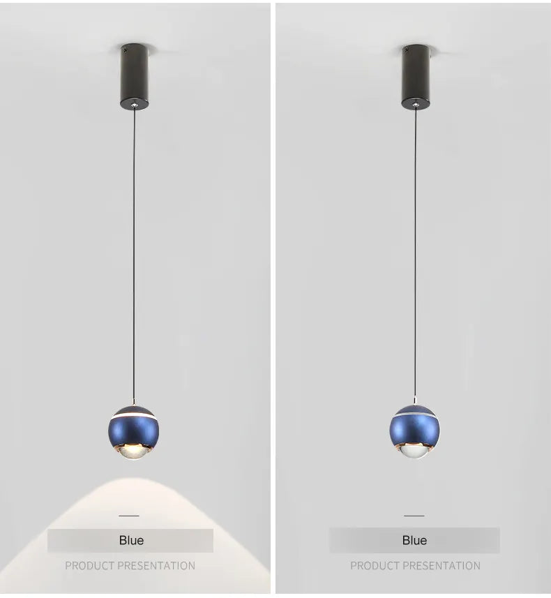 Modern Chandeliers & Pendant Lights Restaurant Bar Pendant Light Simple Creative Small Ball Living Room Bedroom Bedside Lamp