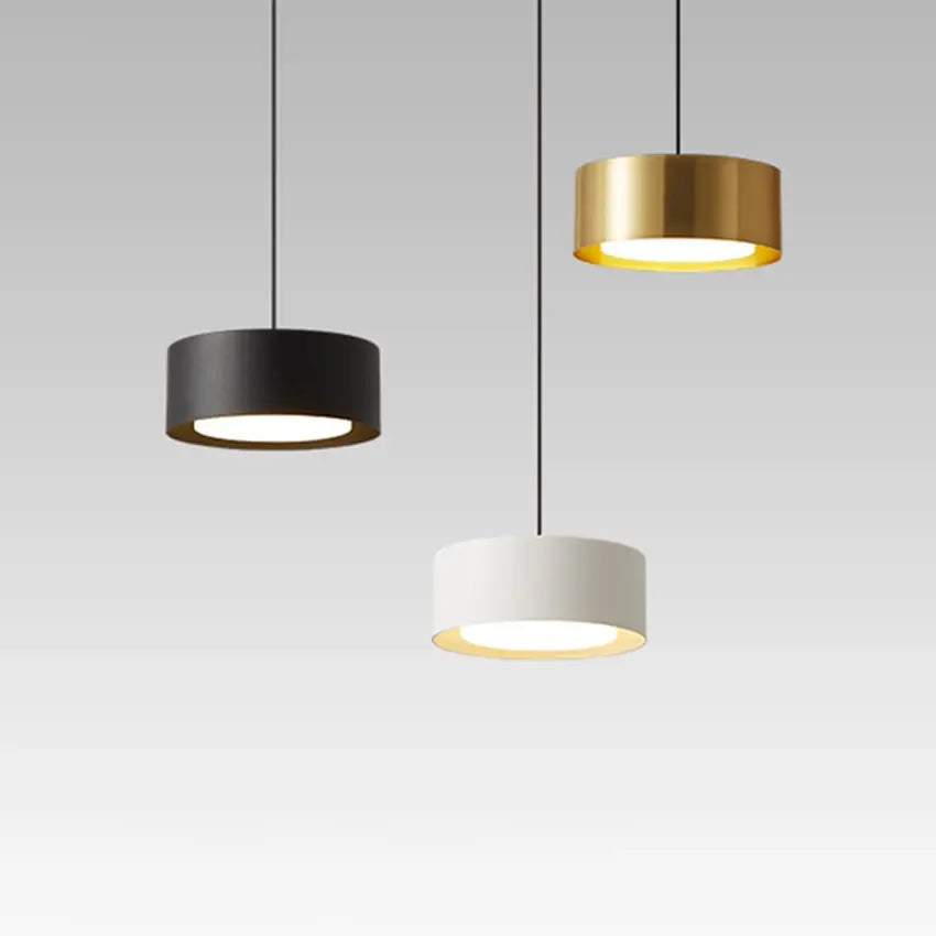 Designer nordic led golden pendant light