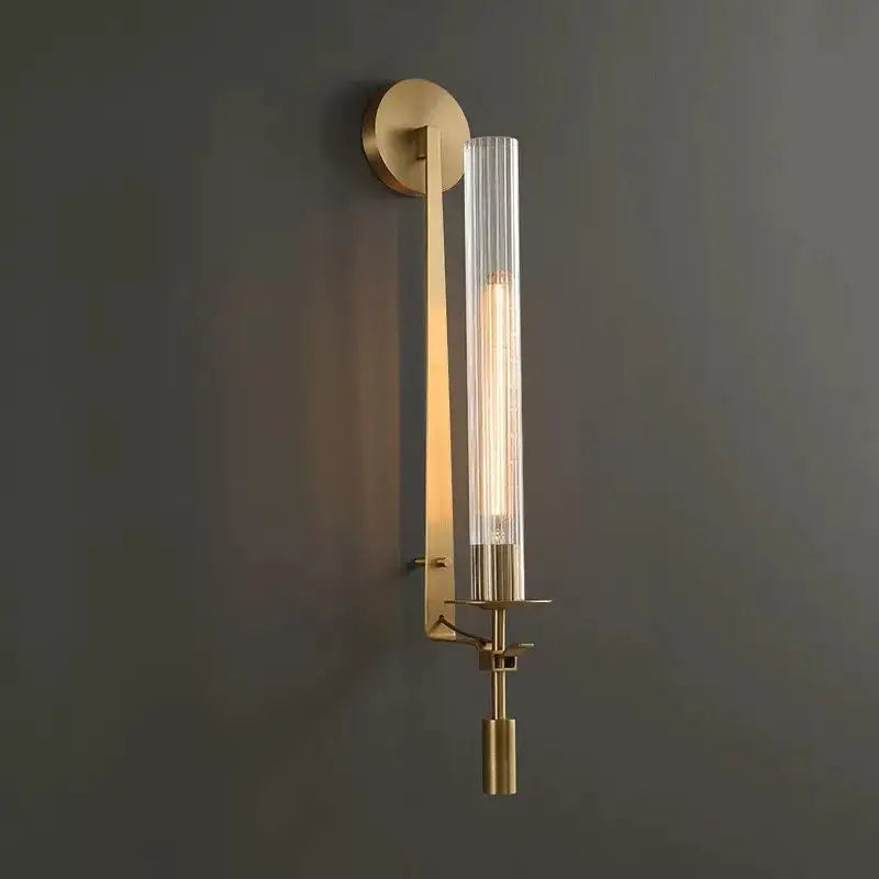 Postmodern wall lamp living room background wall TV wall lamp creative light luxury minimalist aisle bedroom model room