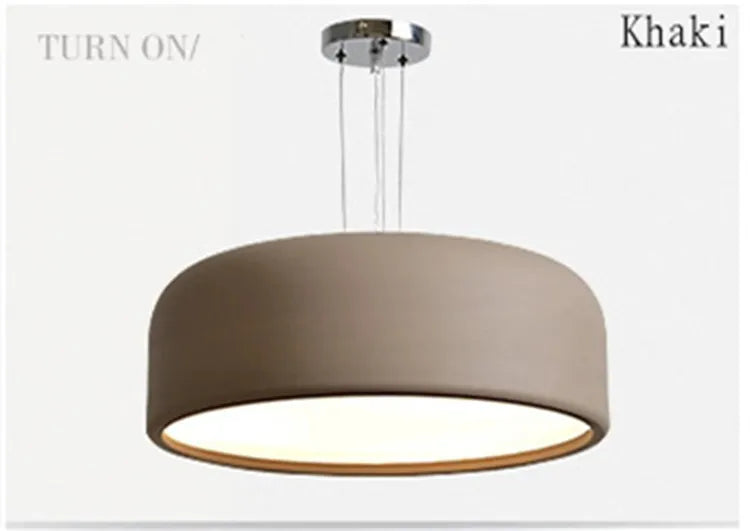Scandinavian Pendant Lamp Hanging Dual-purpose Lamps Post-modern Minimalist Bedroom Dining Room Study Fashion LED Iron Acrylic