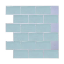 Factory Wholesale Subway Tile Peel And Stick Backsplash Tile Sticker For The Camper And RV Self Adhesive Mosaic