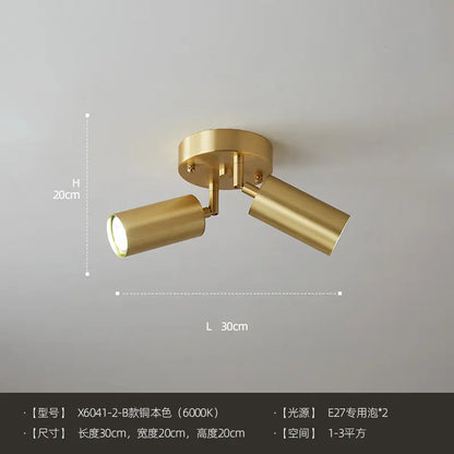 Modern LED Ceiling Lamp For Dining Room Decor Background Spotlight Stairs Aisle Bedside Lights Angle Adjustable LED Downlight