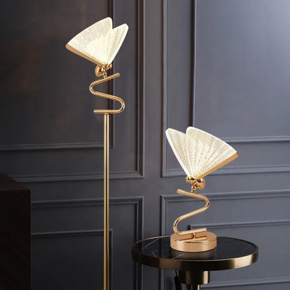 Nordic Modern Simple Butterfly Table Lamp Study Room Bedroom Nightstand Lamp warm Girl Butterfly Desk Lamp Small Night Light