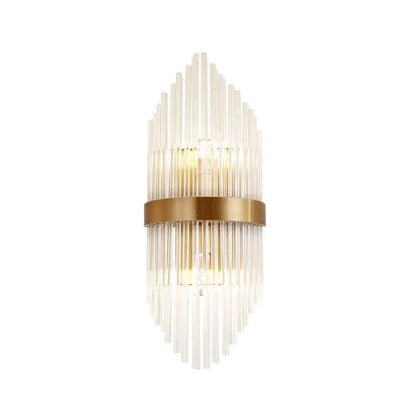 Wall lamp led Nordic creative corridor aisle lamp home background bedroom light luxury crystal bedside wall lamp