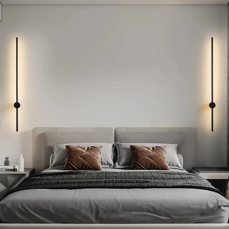 Modern metal tube pipe up down LED wall lamps for living room toilet foyer Dining room bathroom Kitchen Bedroom home Decor