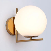 Nordic ball glass wall lamp modern minimalist bedroom bedside living room creative corridor aisle decorative wall lamp