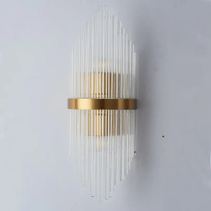 Wall lamp led Nordic creative corridor aisle lamp home background bedroom light luxury crystal bedside wall lamp