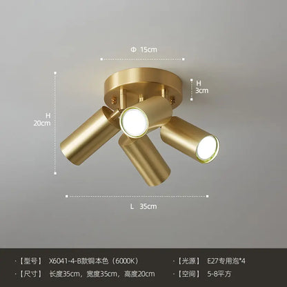 Modern LED Ceiling Lamp For Dining Room Decor Background Spotlight Stairs Aisle Bedside Lights Angle Adjustable LED Downlight