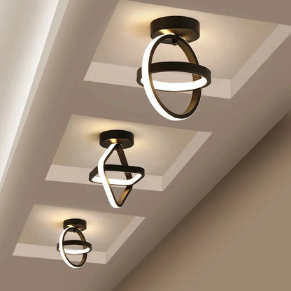 Nordic LED Aisle Light Round Square Ceiling Lamp Cloakroom Corridor Balcony Foyer Ceiling Lights Decoration Home Luminaire