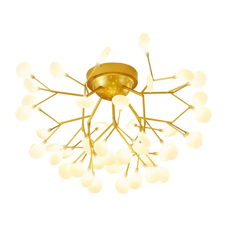 Nordic style living room lamp bedroom firefly warm bedroom room light simple creative dining room lamp