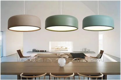 Scandinavian Pendant Lamp Hanging Dual-purpose Lamps Post-modern Minimalist Bedroom Dining Room Study Fashion LED Iron Acrylic