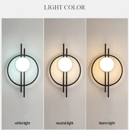 Modern Wall Lamp Indoor Lighting For Living Room Bedroom Bedside Aisle Background Wall Lights Home Decor Nordic LED Lamp