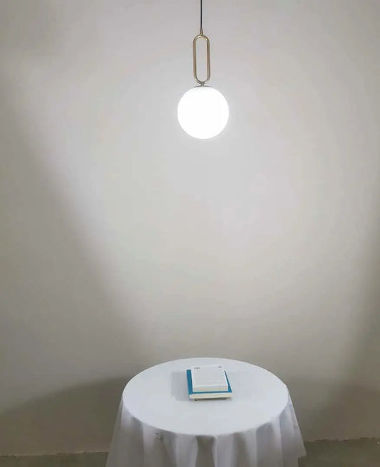 Nordic restaurant glass chandelier living room bedroom bedside cafe bar counter creative glass ball chandelier