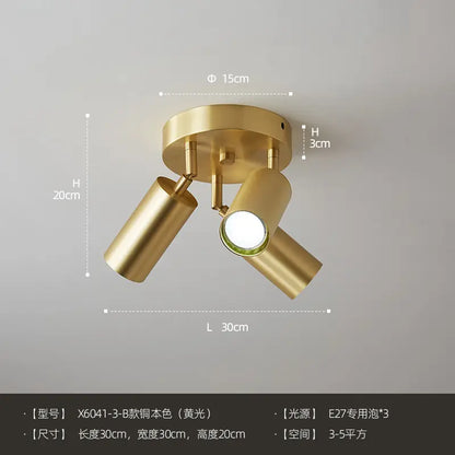 Modern LED Ceiling Lamp For Dining Room Decor Background Spotlight Stairs Aisle Bedside Lights Angle Adjustable LED Downlight