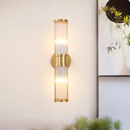 Modern glass Wall Lamp nordic stainless steel Bedroom bedside Led Wall Lights Fixtures living room aisle Corridor Wall Sconce
