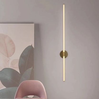 Nordic Gold LED Wall lamp bedroom bedside aisle living room lamps loft study rotating reading wall sconce lights for home
