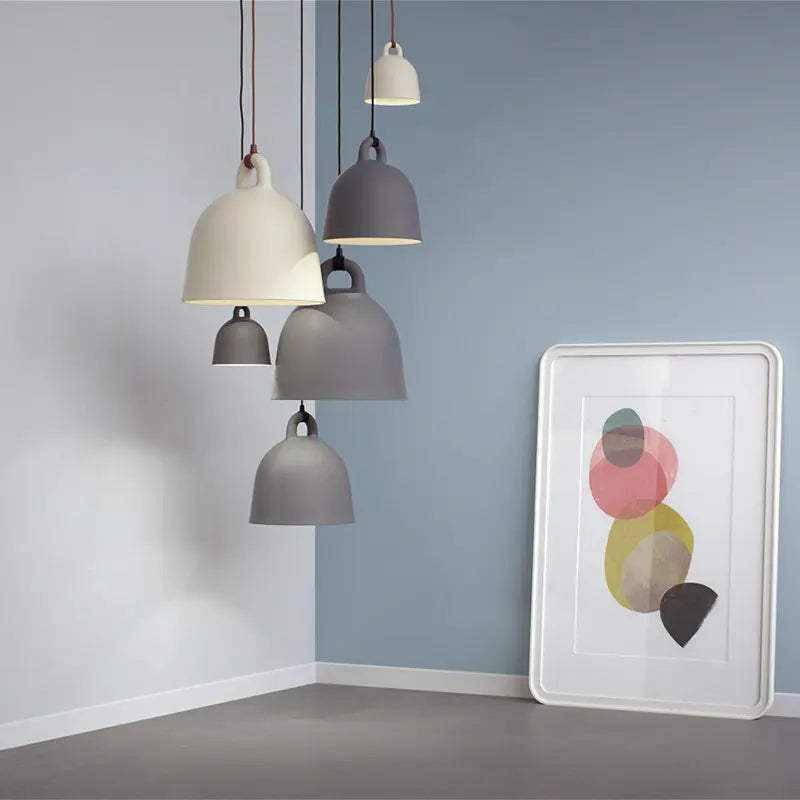 Postmodern dining room pendant lighting white gray black Resin hanging lights restaurant cafe bar Industrial Lighting Pendant