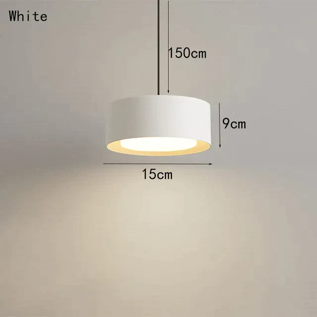 Designer nordic led golden pendant light