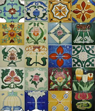 Hand made Tiles in Ceramic tiles