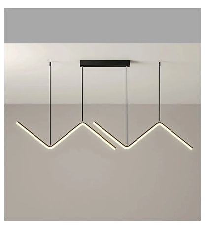 Modern Led Chandelier Lamp For Kitchen Dining Room Minimalist Design Home Decor Creative Restaurant Suspension Light Fixture