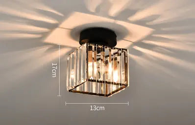 Nordic Luxury Crystal Modern Simple Creative Downlight  Foyer Entrance Aisle Corridor ceiling Lights