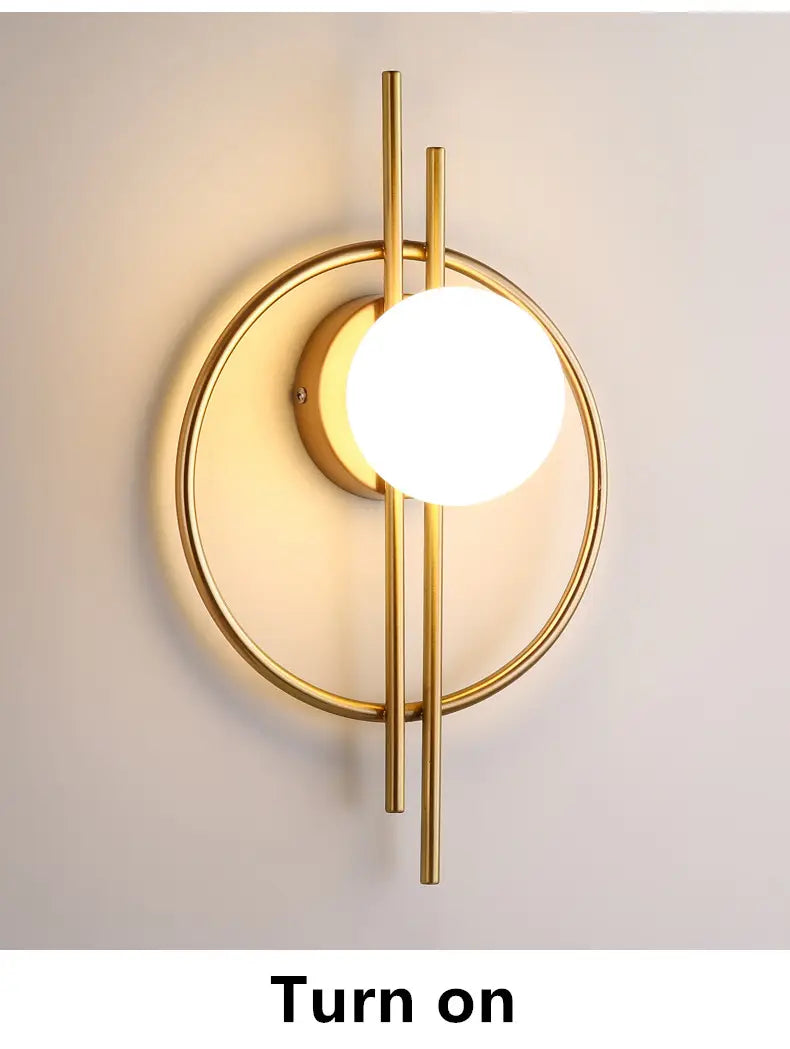 Modern Wall Lamp Indoor Lighting For Living Room Bedroom Bedside Aisle Background Wall Lights Home Decor Nordic LED Lamp