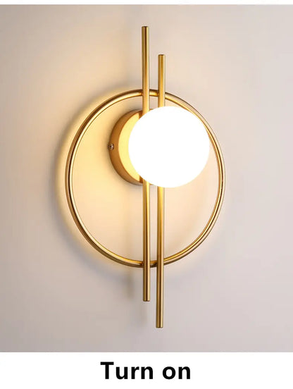 Modern Wall Lamp Indoor Lighting For Living Room Bedroom Bedside Aisle Background Wall Lights Home Decor Nordic LED Lamp