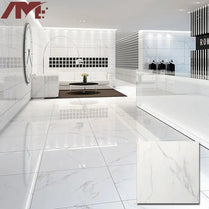 white marble tile