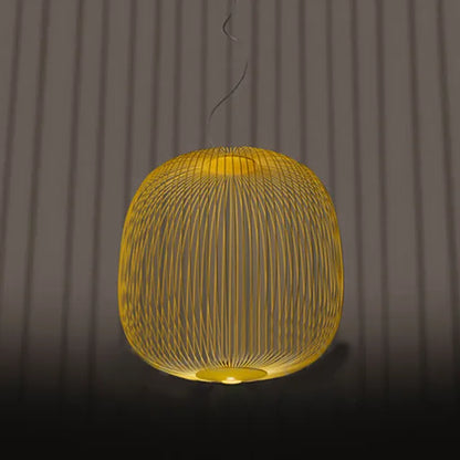 Modern Iron BirdCage Pendant Lights Metal Led Suspension light Fixture pendant lamp For Dinning Living Room Decor Hanging Lamp