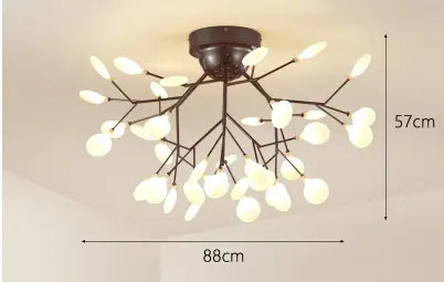 Nordic style living room lamp bedroom firefly warm bedroom room light simple creative dining room lamp