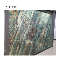 Vivid Green Royal Emerald Marble Look Large Porcelain Slab Sintered Stone for Wall Cladding